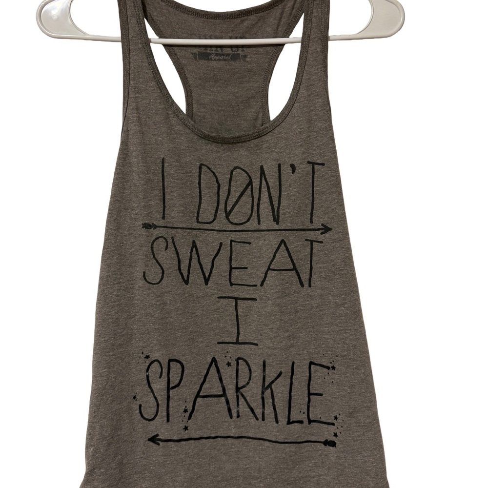 Chin Up Apparel Charcoal Tank Top